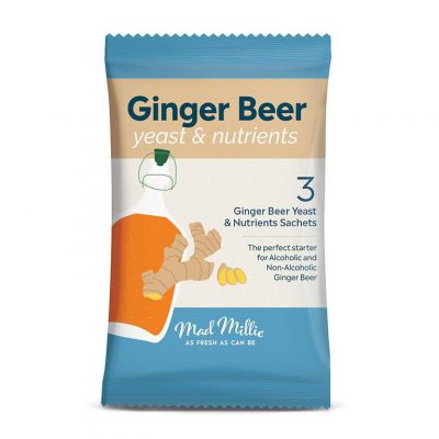 Mad Millie Ginger Beer Yeast - 3 pack (New Design)