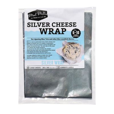 Mad Millie Silver Cheese Wrap (240x240) 10 Sheets